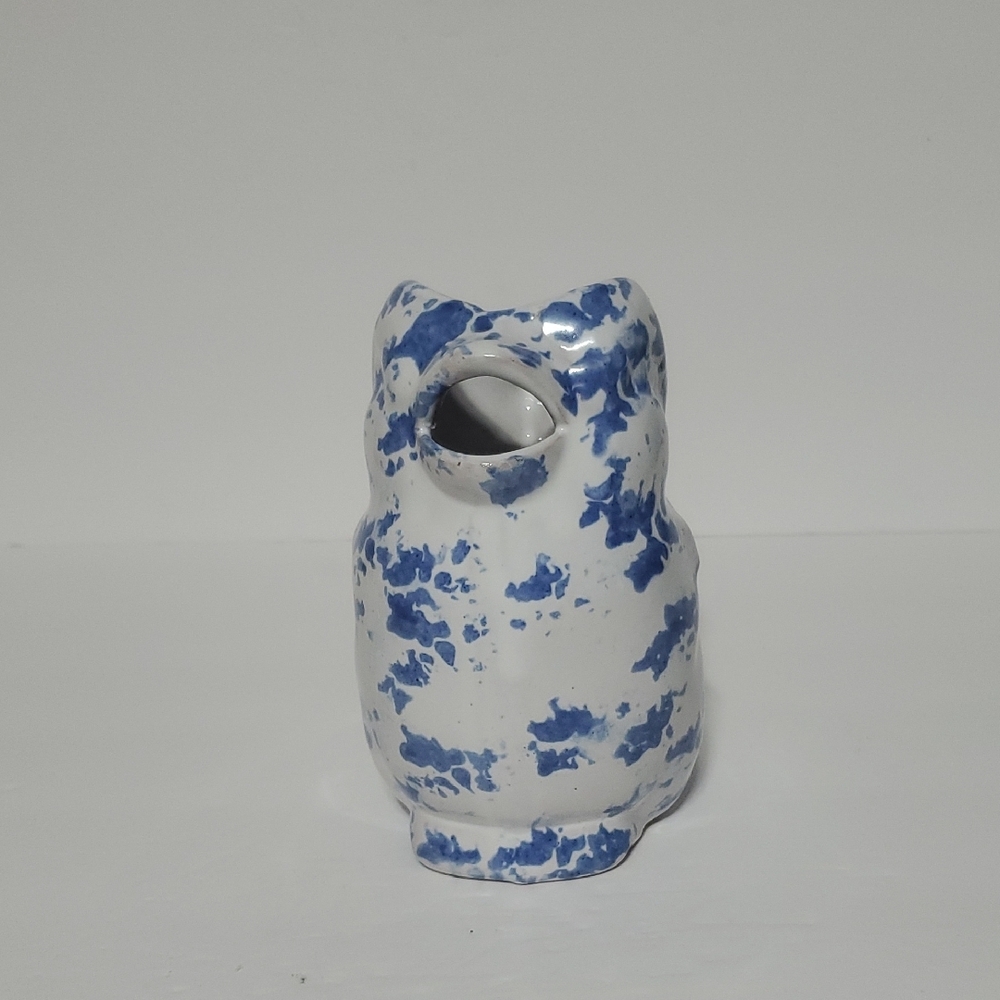Bybee Pottery Blue And White Pitcher - Picture 2 of 4